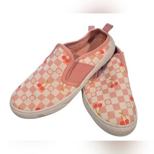 Pink Cherry Kids Slip-On Shoes